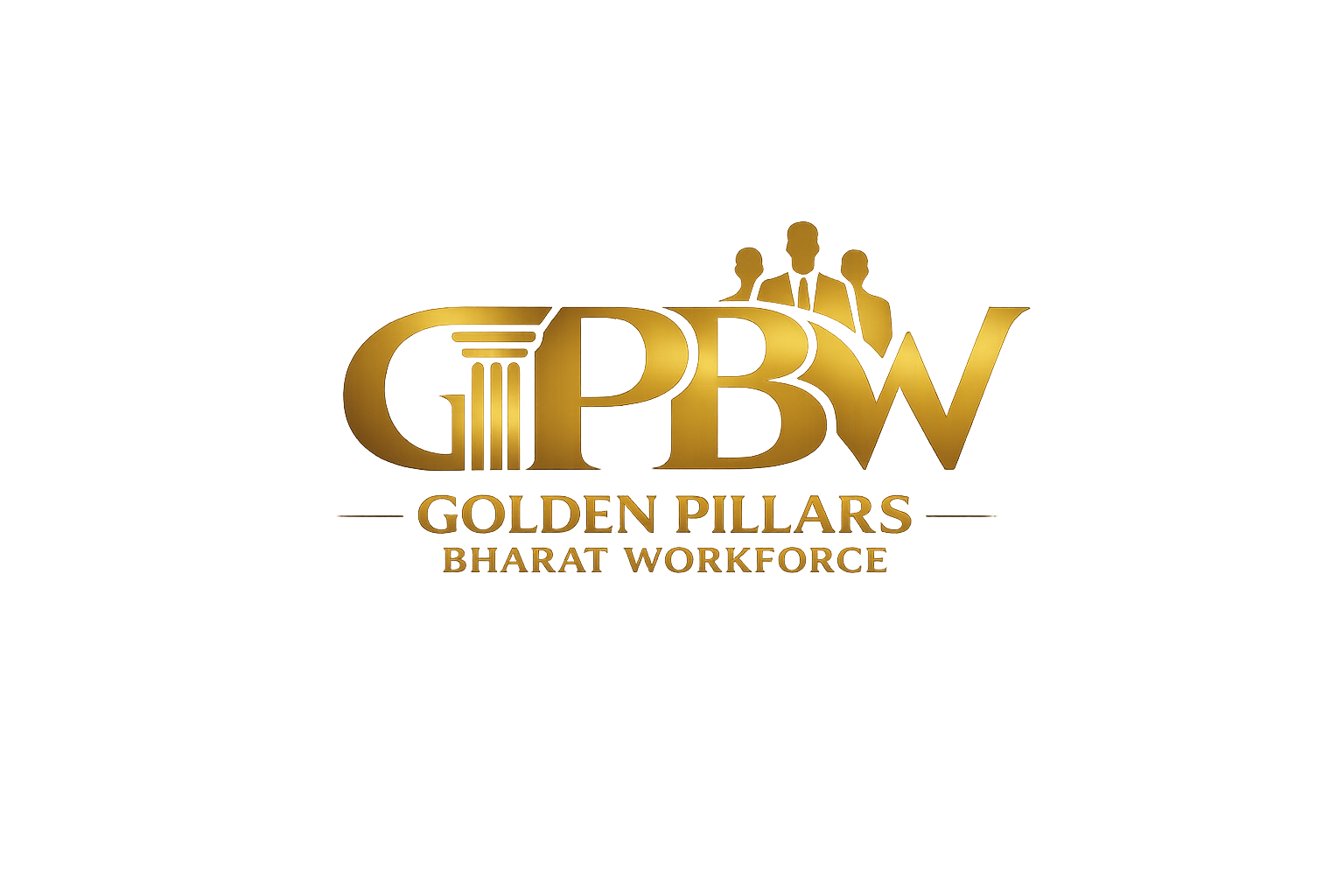 Golden Pillars Bharat Workforce logo